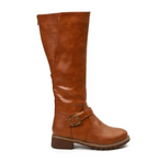 Stylish women's boots featuring a removable footbed and shock-absorbing sole, designed for comfortable everyday wear. 2