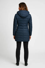 Women's Mid-Length Quilted Puffer Coat