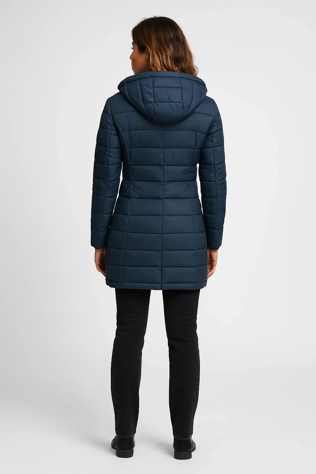 Women's Mid-Length Quilted Puffer Coat