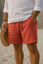 Men's Breathable Linen Blend Shorts