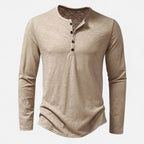 Cotton Casual Henley Shirt