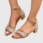 Heeled Orthopedic Sandals Women Adjustable Closure