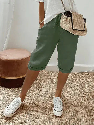 Cotton Linen Shorts