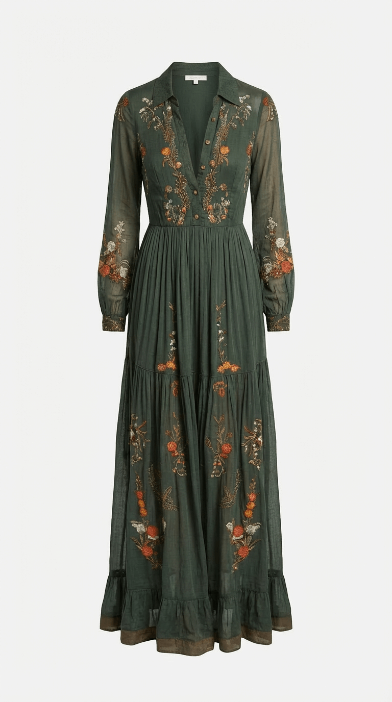 Indira Boho Maxi Dress