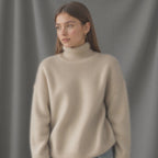 Soft Cashmere Turtleneck Sweater