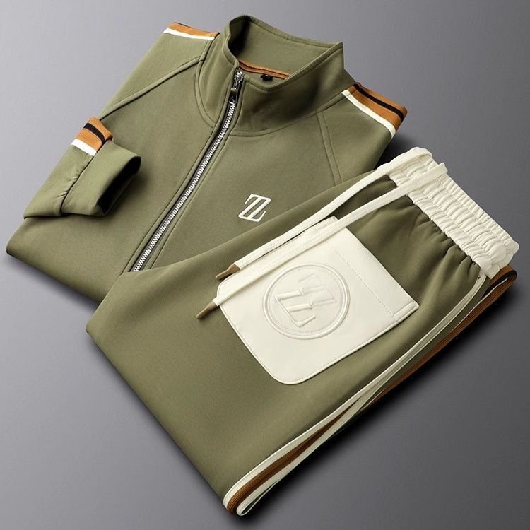 Tapered Tracksuit 2-Piece in Lycra Fabric